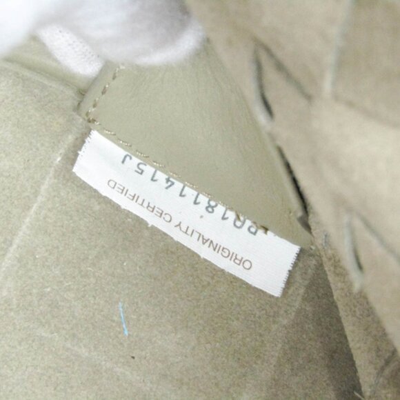 BOTTEGA VENETA Green Leather Intrecciato Tote Bag - Picture 15 of 15